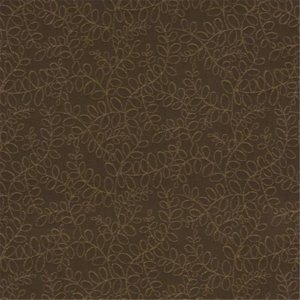 Designer Fabrics Designer Fabrics K0107B 54 in. Wide Tan And Brown Floral Vines Woven Solution Dyed Indoor & Outdoor Upholstery Fabric K0107B - main